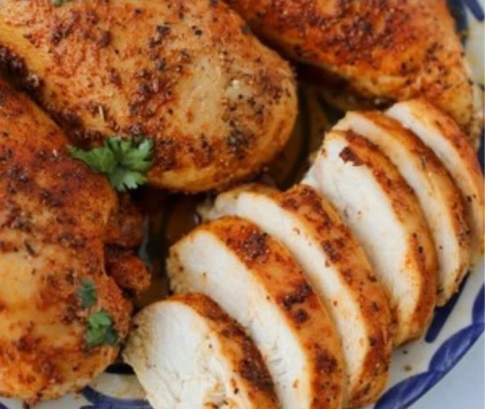 Healthy baked chicken breasts for easy meal prep