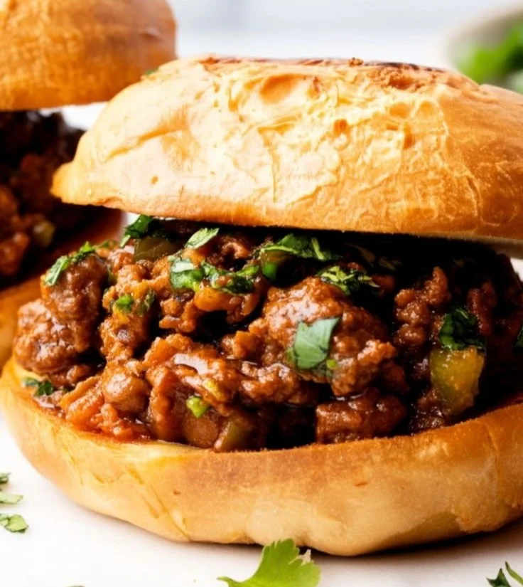 Healthy sloppy joes made with fresh ingredients and lean meat