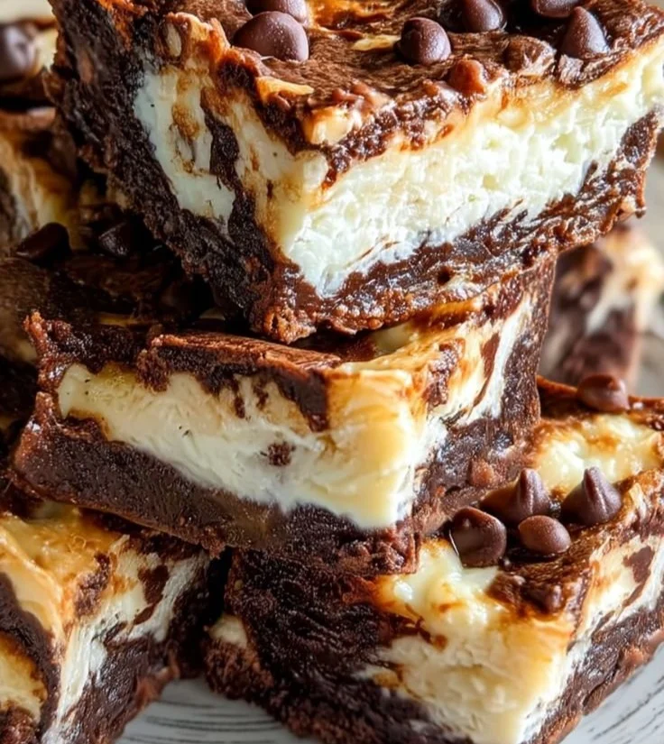 High-protein fudgy brownies displayed on a plate