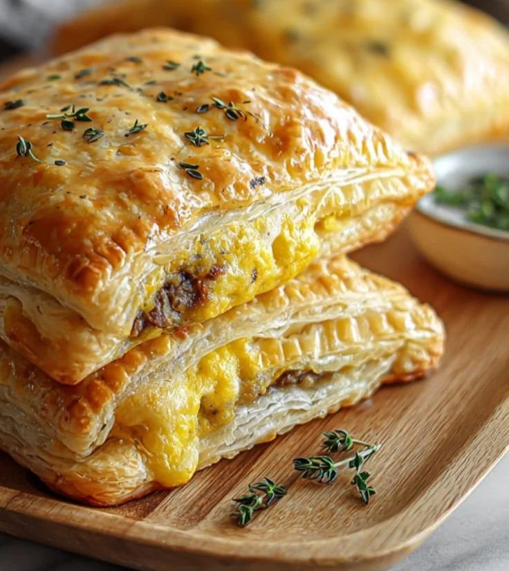 High protein savory breakfast pop-tarts with delicious fillings