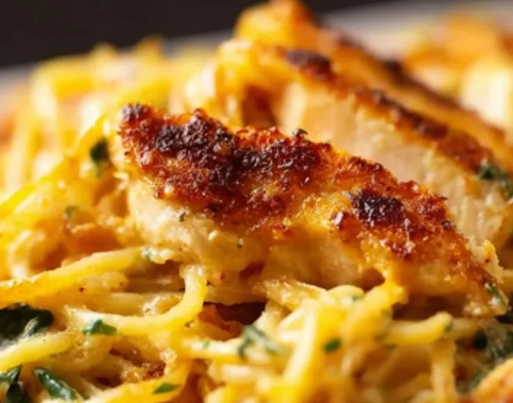One-Pot Creamy Beef and Garlic Butter Pasta close-up