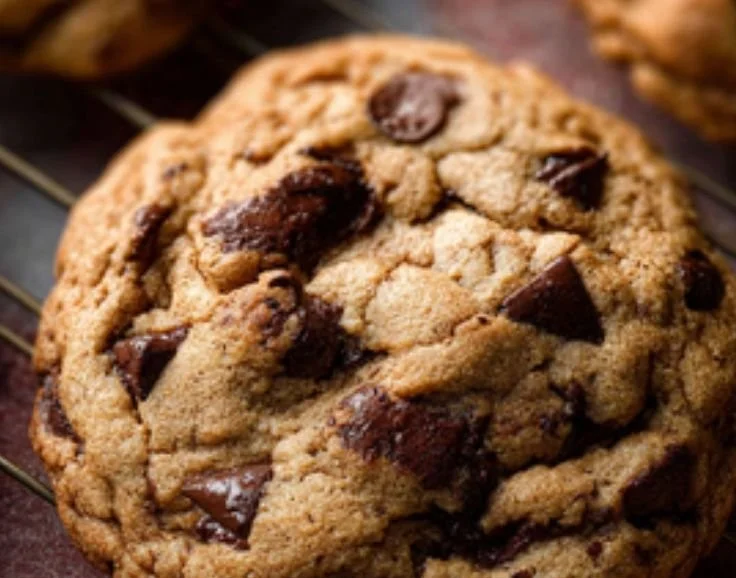 Perfect chocolate chip cookies, soft and chewy, fresh out of the oven