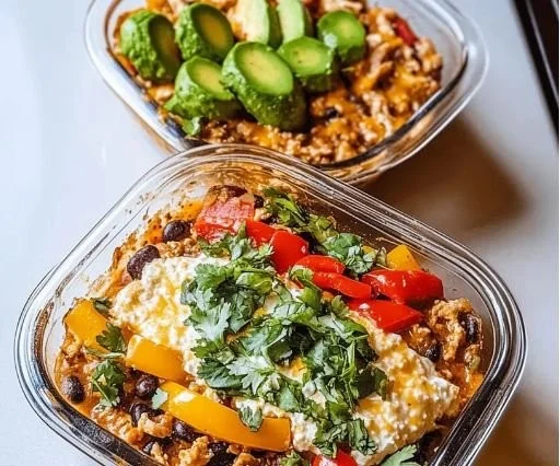 Creamy chicken cottage cheese enchilada bowls for comfort food lovers
