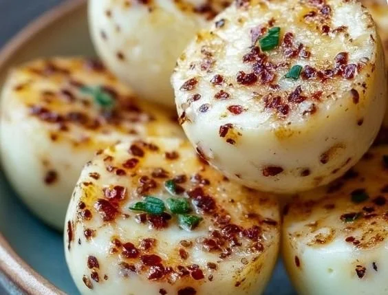 High-protein egg white bites ready to serve, a nutritious snack option.