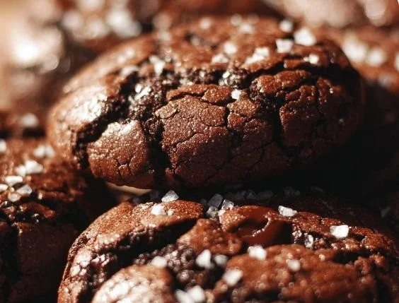 Delicious brownie cookies made from brownie mix, perfect for satisfying sweet cravings.