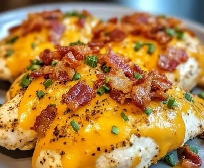 Keto Crack Chicken served in a bowl with herbs, prepared in a slow cooker.