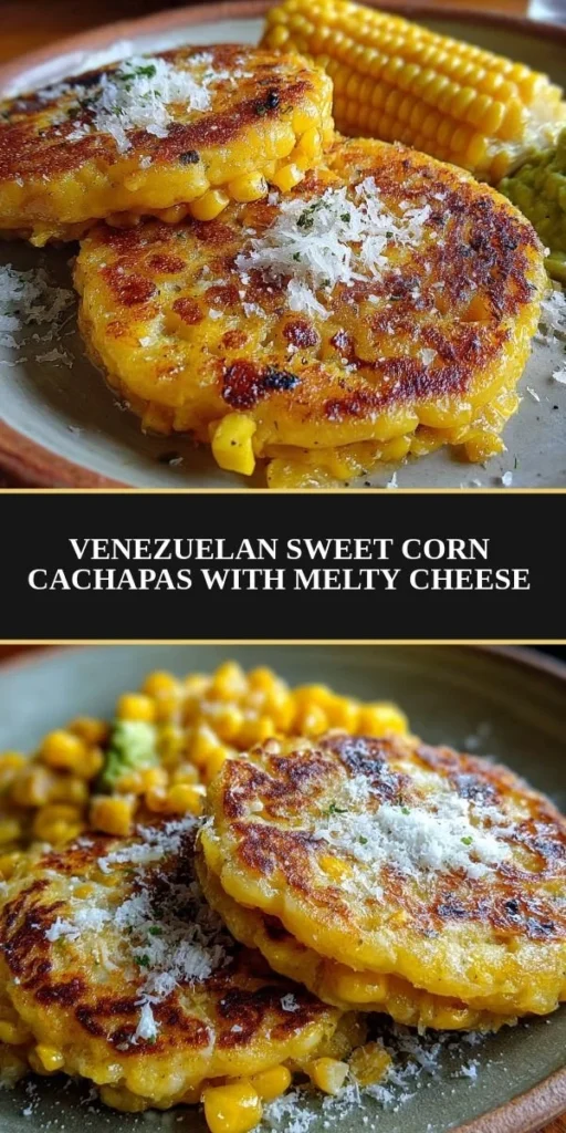 Cachapas: Venezuelan sweet corn pancakes served with melty cheese