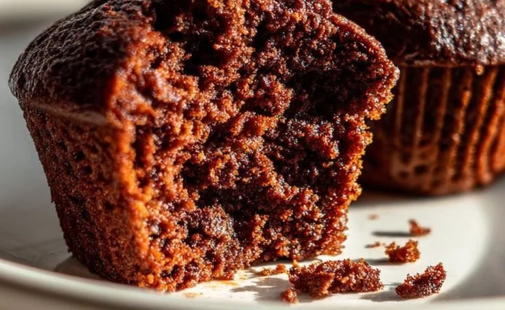 Delicious Cocoa Oatmeal Muffins ready in 30 minutes for a quick breakfast.