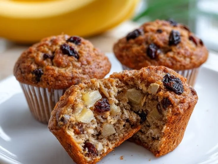 Delicious weight-loss mini muffins for kids displayed on a plate