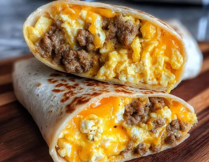 Easy freezer breakfast burritos recipe for meal prep