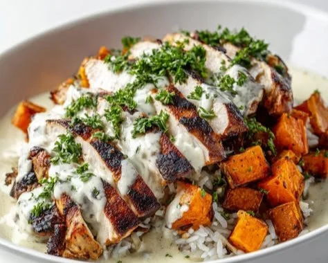 Chicken Sweet Potato Bowl high-protein meal prep dish