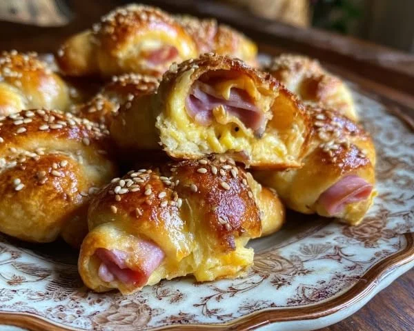 Easter Bunny Crescent Bites baked with a flaky crust and cute bunny shapes.