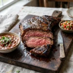 Grilled Santa Maria Tri Tip served with traditional sides