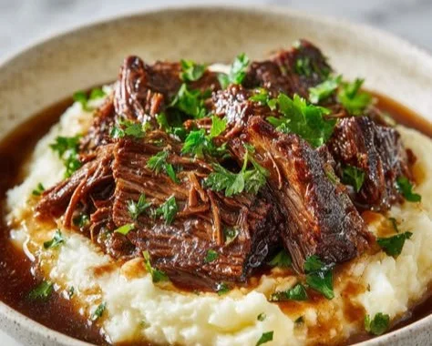 Savory chuck roast dish, a high-protein comfort food for family dinners